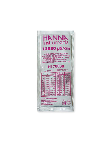 Sobre calibración EC Hanna HI 70030 12880µS - Hanna